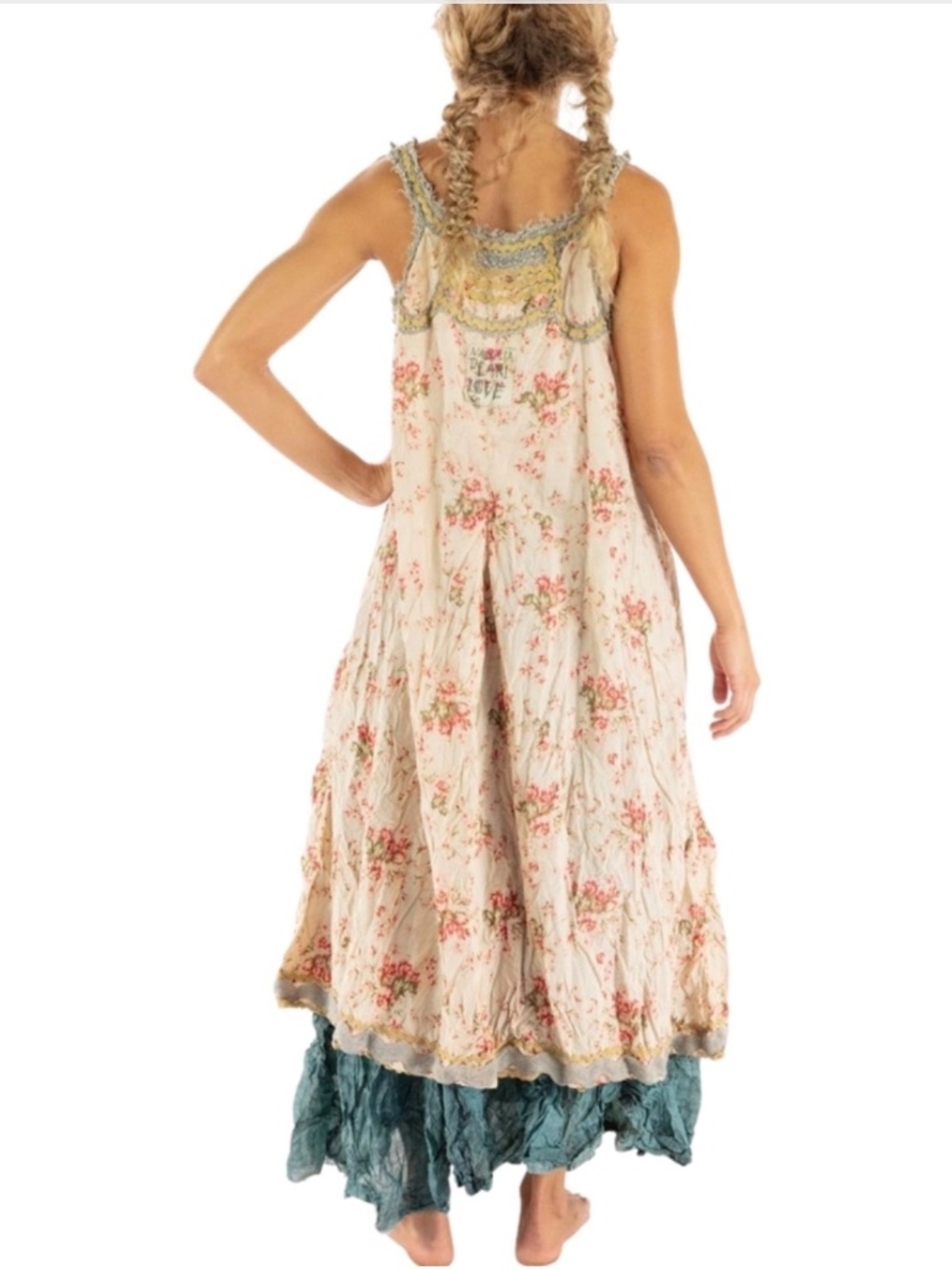 Magnolia Pearl Clementine Slip Dress with applique and Ric Rac Trim - Picture 2 of 9